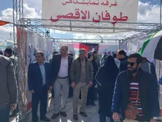 تبیین عملیات طوفان الاقصی در راهپیمایی ۱۳ آبان توسط دانشجویان همدانی
