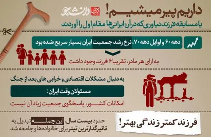 اینفوگرافی/ پیر شدیم رفت