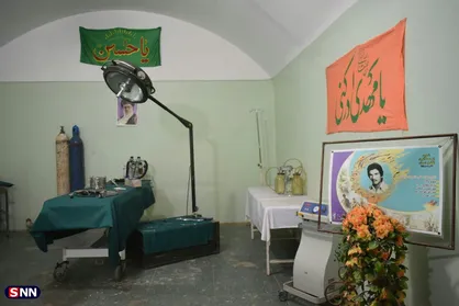 نمایشگاه تخصصی پزشکی جنگ در محل بیمارستان صحرایی امام حسین(ع) راه&zwnj;اندازی شد+ تصاویر