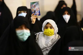 ارتباط تصویری مردم قم با رهبر معظم انقلاب اسلامی