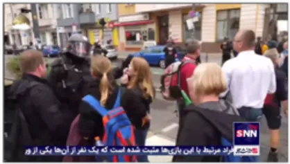 اعتراض مردم برلین به اعمال محدودیت های جدید کرونایی