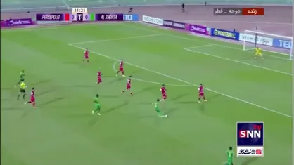 شوت بازیکن الشرطه را الکسیس گندوز مهار کرد
