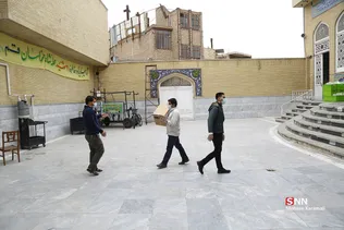 بسته بندی بسته های حمایتی آسیب‌ دیدگان کرونا در قم