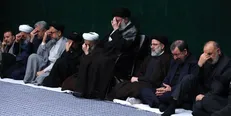 اولین شب مراسم عزاداری حضرت اباعبدالله الحسین (علیه‌السلام) در حسینیه امام خمینی