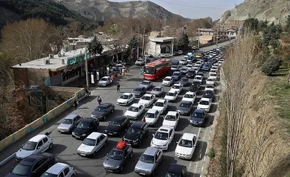 ترافیک سنگین در بخش&zwnj;هایی از جاده&zwnj;های شمالی/ چالوس یکطرفه می&zwnj;شود