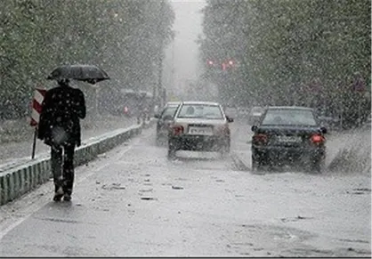 بارش برف و باران در جاده&zwnj;های ۱۰ استان کشور