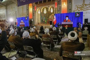 ارتباط تصویری مردم قم با رهبر معظم انقلاب اسلامی