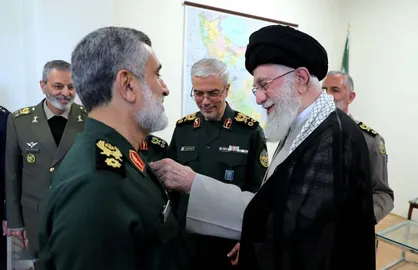تبریک سردار پاکپور به سردار حاجی زاده