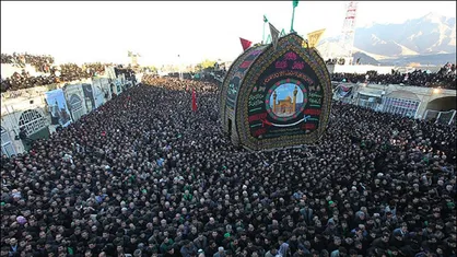 محرمی متفاوت در حسینیه ایران +فیلم