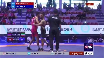 فیلم کامل پیروزی پویا دادمرز در وزن ۵۵ کیلوگرم کشتی فرنگی جهانی مقابل مانوئل خاچاتریان از ارمنستان