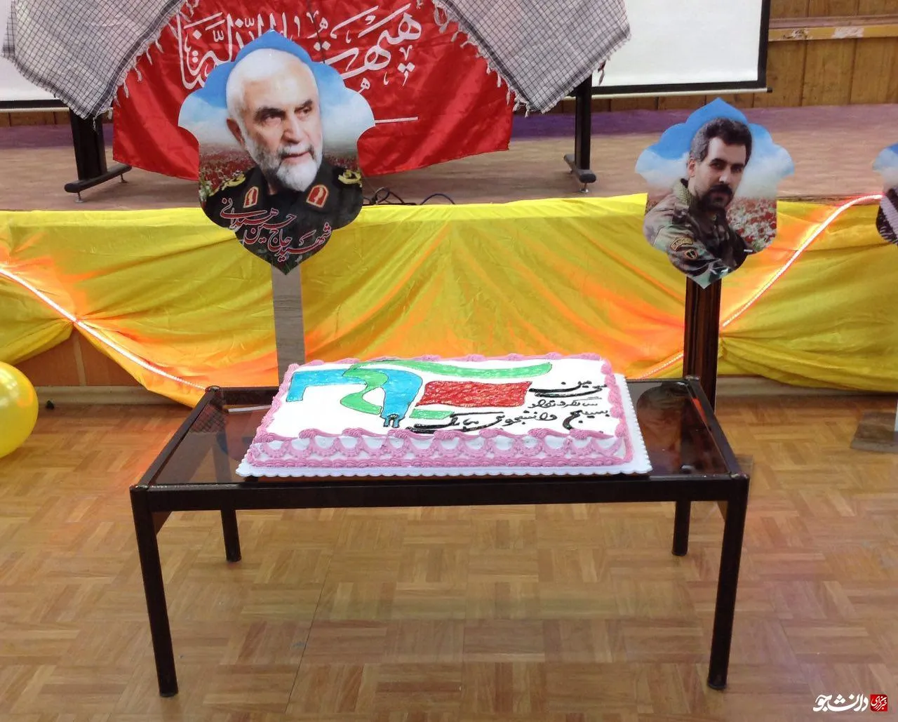 جشن پیروزی جبهه مقاومت در دانشگاه بوعلی همدان برگزار شد