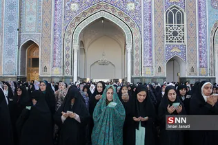 اقامه نماز عید سعید فطر در حرم مطهر رضوی