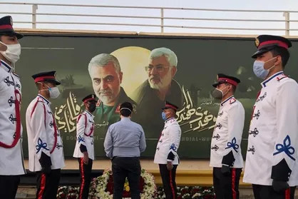 رونمایی از یادمان شهدای مقاومت در فرودگاه بین&zwnj;المللی بغداد