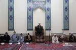 عمامه‌گذاری طلاب در میلاد امام حسین(ع)