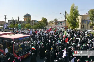 راهپیمایی بانوان فاطمی در شیراز