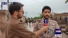 روایت دانشجو از سیل روستای هدایت آباد فریمان +فیلم
