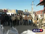 فعالیت جهادگران کردستانی در منطقه سیل زده پلدختر