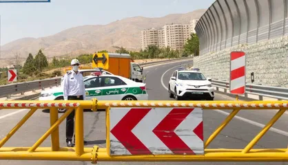انسداد موقتی جاده چالوس برای لق&zwnj;گیری سنگ از ساعت ۸ صبح امروز