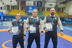کسب سه مدال در روز دوم مسابقات کشتی فرنگی پیشکسوتان قهرمانی جهان