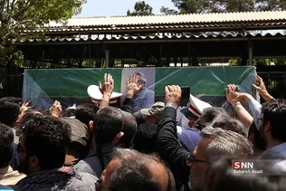 تشییع و تدفین پیکر نادر طالب‌زاده در بهشت زهرا(س)