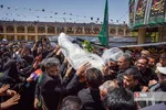 تشییع ۲ شهید حادثه تروریستی حرم شاهچراغ(ع)
پیکر مطهر شهدای حادثه تروریستی حرم شاهچراغ (ع) ساعت ۹ صبح چهارشنبه ۲۵ مرداد۱۴۰۲ از میدان شهدا تا حرم مطهر احمد بن موسی شاهچراغ (ع) شیراز تشییع شد.