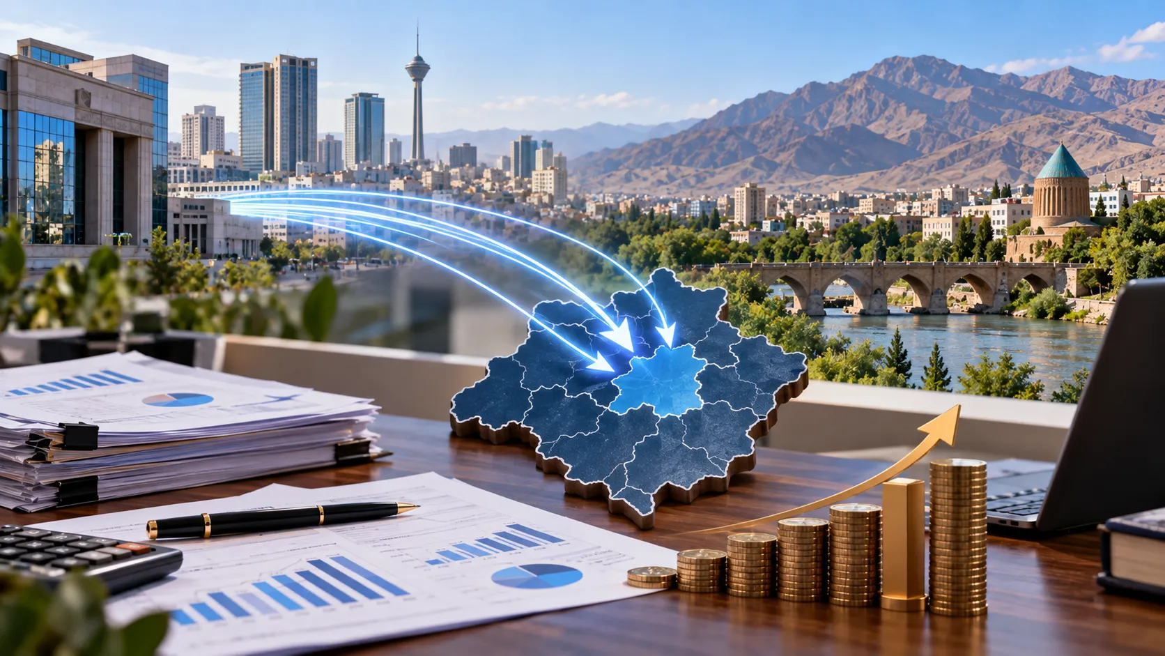 انتقال بیش از ۱۰ همت منابع بانکی شرکت‌ها از تهران به زنجان