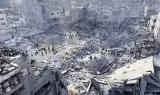 ۳۰ شهید در بمباران یک ساختمان مسکونی در مرکز غزه