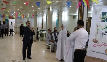 جشن ازدواج ۳۰ زوج جوان قرچکی برگزار شد