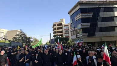 برگزاری آیین تشییع پیکر شهید مصباح‌الهدی باقری‌کنی، داماد رهبر انقلاب + فیلم