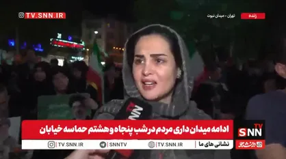 بانوی تهرانی : اولویت باید حضور متحد مردم در جامعه باشد تا بتوانیم دشمن را عقب برانیم + فیلم