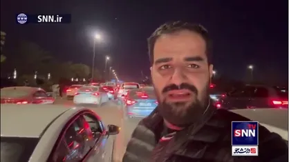 شور و شوقی که جوانان غیور عراقی را مجبور به راهپیمایی ۷ کیلومتری تا محل یادمان شهدای نصر در فرودگاه بغداد کرد