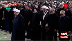 حضور رئیس جمهور در جمع عزاداران عاشورایی تبریز + فیلم
