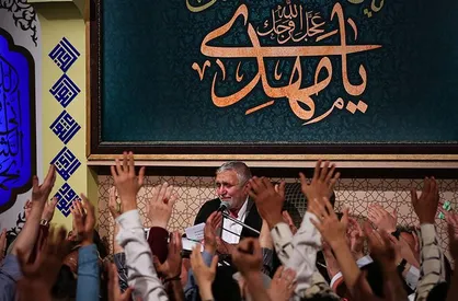 فیلم/ مراسم شب دوم ماه رمضان با نوای حاج منصور ارضی