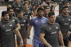 اعضای کمیته فنی و اعضای شرکت کننده در مرحله نهایی چرخه انتخابی تیم ملی کشتی