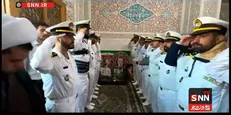 ایستاده بر عرشه غیرت؛ سلام نظامی دریادلان «دنا» به فرمانده مقتدر + فیلم