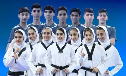 نایب قهرمانی تکواندوی نوجوانان ایران در آسیا