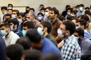 دیدار آیت‌الله رئیسی با دانشجویان در دانشگاه تهران 