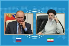 گفتگوی تلفنی رئیسی و پوتین پیرامون مسائل دوجانبه