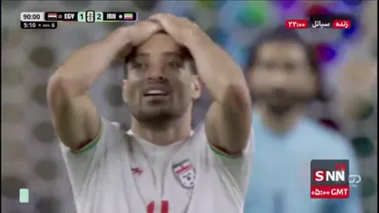 با اعلام کمک داور ویدیویی گل ایران در موقعیت آفساید به ثمر رسید /ایران ۱ - ۱ مصر