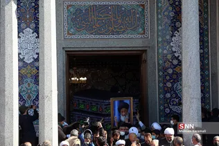  تشییع آیت‌الله علوی گرگانی در قم