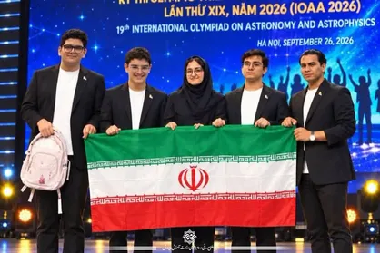 دو دانش&zwnj;آموز مدارس انرژی اتمی در جمع طلایی&zwnj;های المپیاد جهانی نجوم و اخترفیزیک