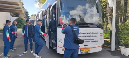 کاروان &laquo;شهدای ناو دنا&raquo; راهی سانیا شد