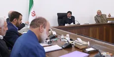 عملکرد پیشرفت طرح‌های آبی در ۵ استان با حضور مخبر بررسی شد