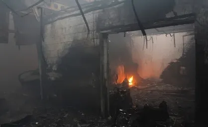 آتش&zwnj;سوزی جان خانواده قمی را گرفت