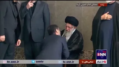 ابراز ارادت و گفتگوی میثم مطیعی با رهبر انقلاب