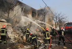 ۳ فوتی در سانحه سقوط هواپیمای جنگی در تبریز