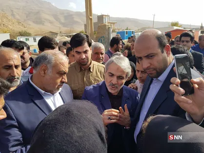 حواشی دیدار نوبخت از مناطق زلزله&zwnj;زده کرمانشاه +عکس و فیلم
