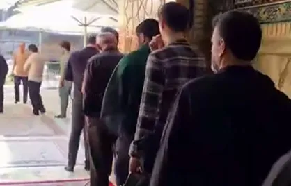 مسیر تشرف به مزار مطهر رهبر شهید انقلاب در رواق دارالذکر