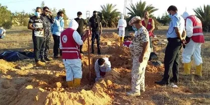 کشف گور جمعی عناصر داعش در لیبی