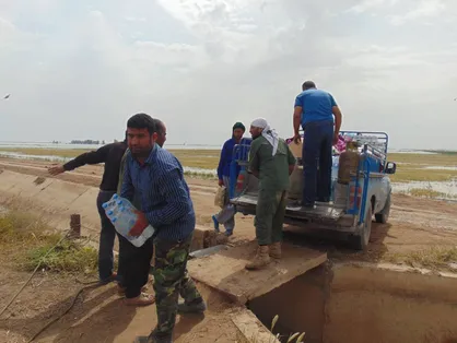 خدمت&zwnj;رسانی فوری بنیاد احسان ستاد اجرایی فرمان امام به مناطق سیل&zwnj;زده استان گلستان